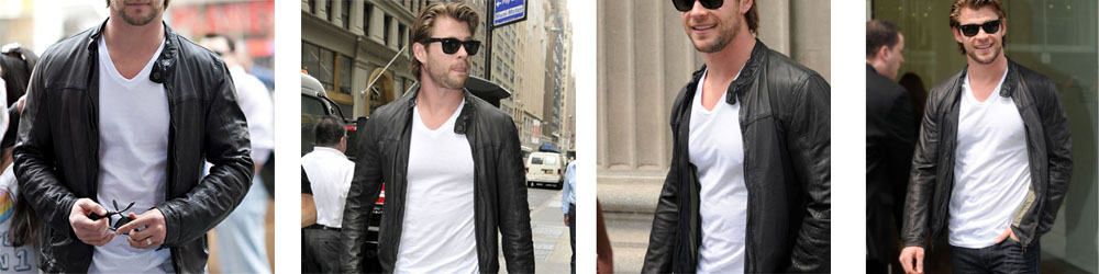 Chris Hemsworth Stylish Rider Leather Jacket