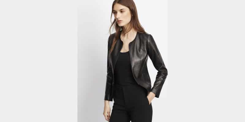 Collarless Leather Jackets 1