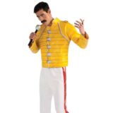 Famous Rockstar Freddie Mercury Concert Yellow Replica jacket