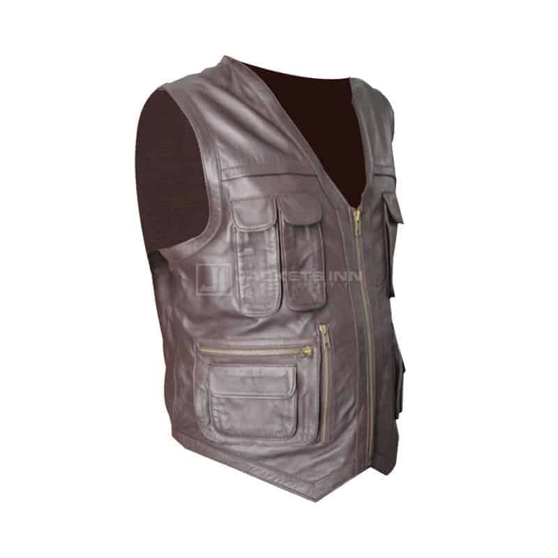 Jurassic World Chris Pratt Leather Vest