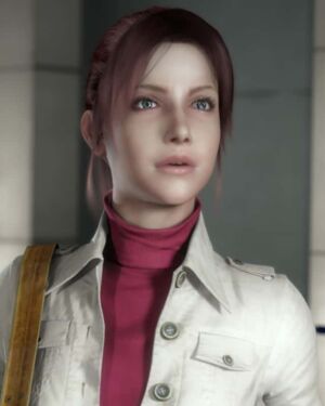 Claire Redfield White Cotton jacket