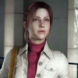 Claire Redfield White Cotton jacket