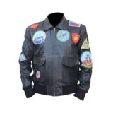 Tom Cruise Top Gun Leather jacket