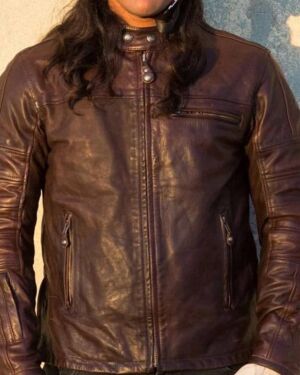 Ronin leather jacket – Ronald sand design