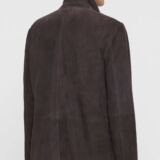 Dark Brown Leather Coat Men