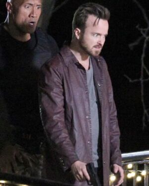 Aaron Paul Maroon jacket Coat