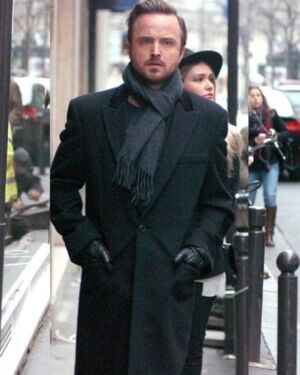 Aaron Paul Paris Wool Coat