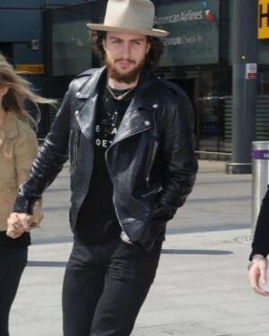 Aaron Taylor Johnson Elizabeth Premier jacket