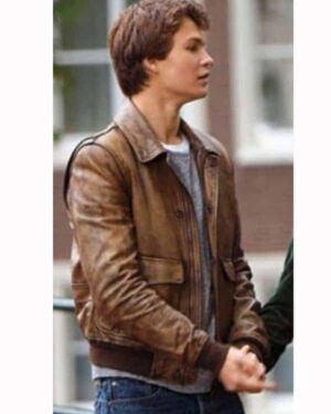 Ansel Elgort The Fault in Our Stars jacket