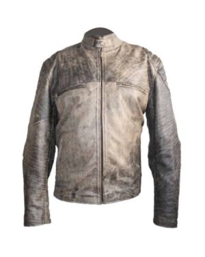 Antique Vintage Distressed Retro Motorcycle jacket