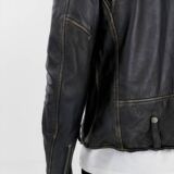 Antique Finish Biker leather jacket