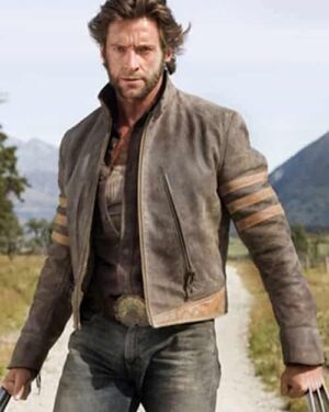 Appealing Hugh Jackman Wolverine X Men jacket