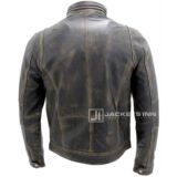 Attractive Stylish Warm Black Leather Fabric jacket For Men’s