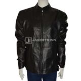 Avengers Age Of Ultron Chris Evans Black Leather jacket