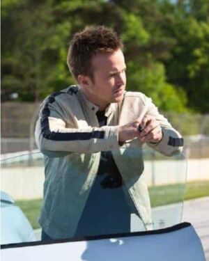 Awesome Aaron Paul Need For Speed White jacket