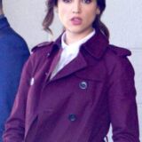 Baby Driver Darling Eiza Gonzalez Coat