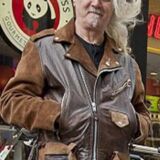 Billy Connolly Route 66 Black And Brown Biker jacket