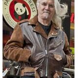 Billy Connolly Route 66 Black And Brown Biker jacket