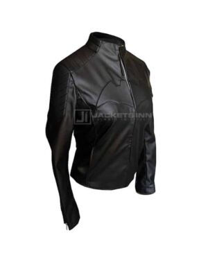 Black Women Batgirl Leather jacket