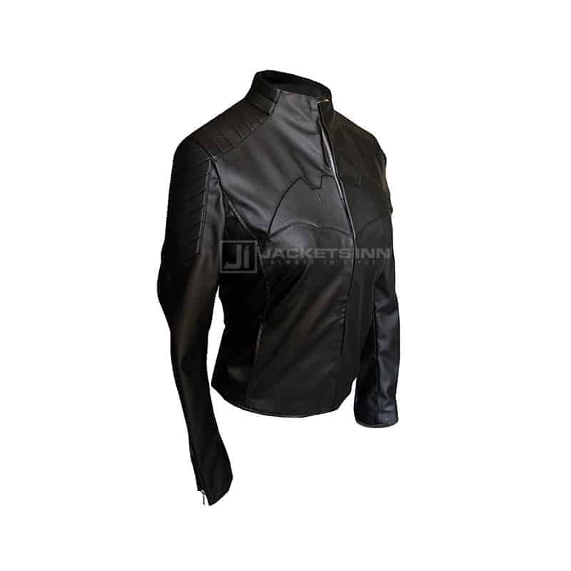 Black Women Batgirl Leather jacket