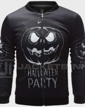 Black Bomber Halloween Party jacket