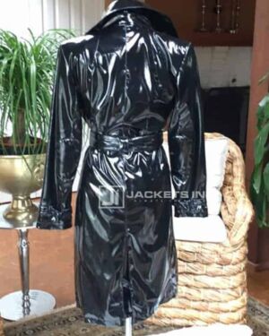 Black Glitzy Polyester Cotton jacket For Women