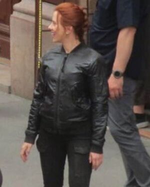 Black Widow 2020 Natasha Romanoff Bomber jacket