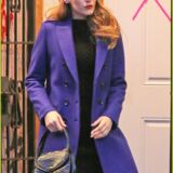 Blue Blake Lively The Age of Adaline Coat