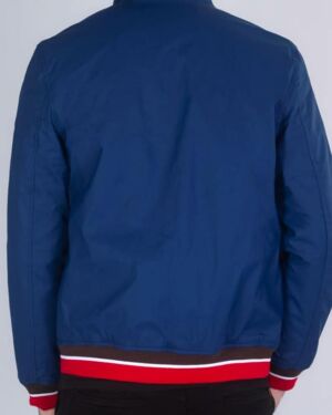 Blue Polyester Trendy jacket