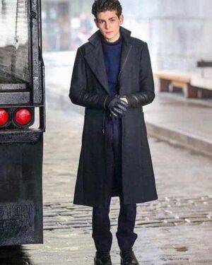 Bruce Wayne Gotham David Mazouz Wool Coat