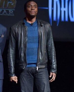 Captain America Civil War Anthony Mackie Leather jacket