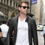 Chris Hemsworth: Stylish Rider Leather jacket