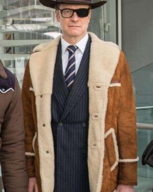 Colin Firth Kingsman The Golden Circle Fur Coat