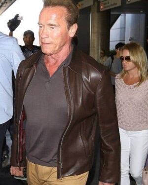 Arnold Schwarzenegger jacket in California Place