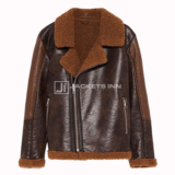Dean Ambrose Dark Shearling jacket