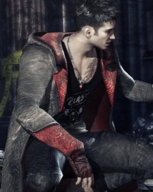 Devil May Cry Black Leather Coat