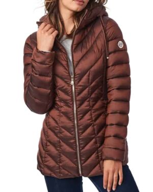 Ecoplume Hooded Packable Puffer jacket