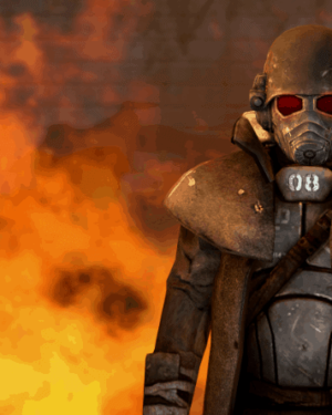 Fallout New Vegas Veteran Ranger Costume Leather Coat