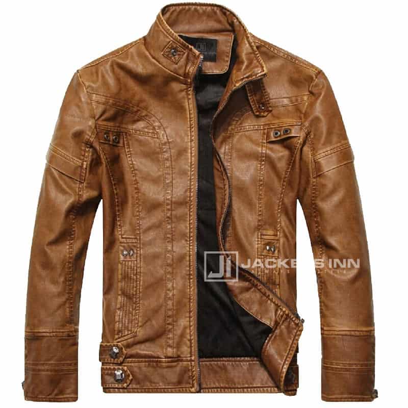 Fancy-Stand-Collar-Slim-Biker-Brown-Leather-Fabric-Jacket-In-Mens_1.jpg