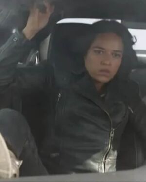 Fast and Furious 9 Michelle Rodriguez Letty jacket In Black