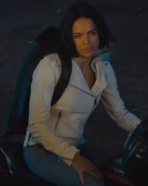Fast and Furious 9 Michelle Rodriguez Letty jacket In White