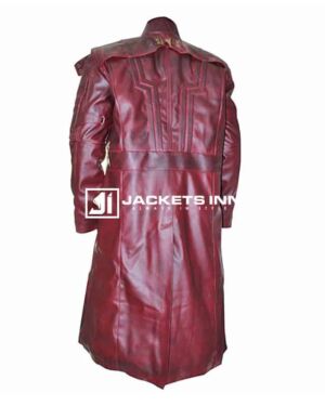 GOTG Star Lord PU Leather long Coat