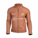 Genuine leather jacket for men