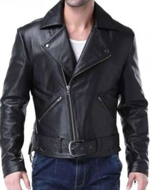 Ghost Rider: Johnny Blaze Black Stylish Leather jacket