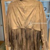 Glamorous Brown Beige Style Leather jacket