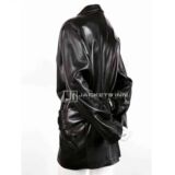 Glamorous Jet Black Soft Leather jacket For Women
