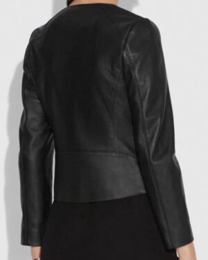 Good Looking Black Divine Leather jacket For Women’s