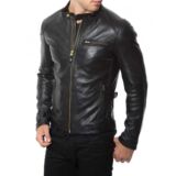 Halloween Angel Wings Black Leather jacket