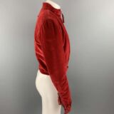 Attractive Red Velvet Cropped Style jacket For Women