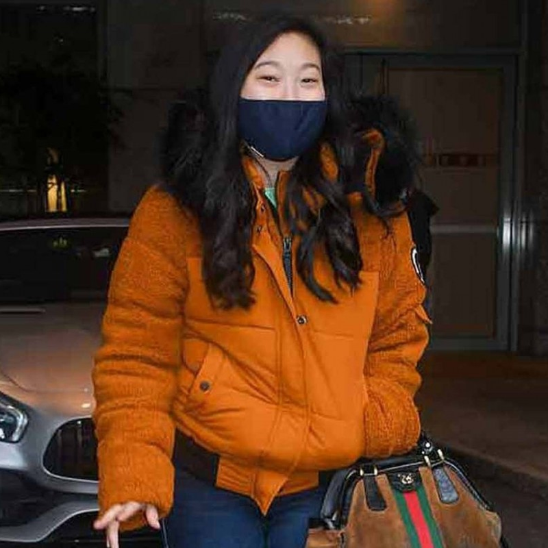 Katy Shang-Chi And The Legend Of The Ten Rings Shearling jacket